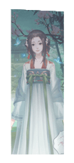 绿衣宫廷少女